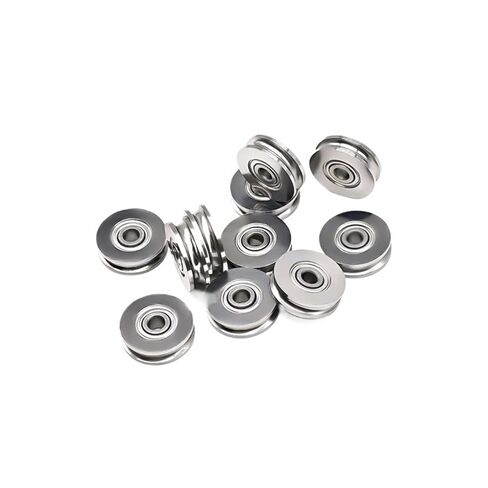 4PCS 3X14X4 mm Guide Rail Pulley U-Shaped Bearing Roller in Kuwait