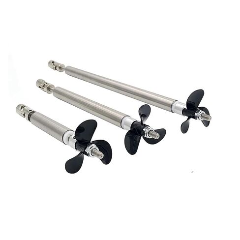 Rc Boat 4mm Boat Shaft Stainless Steel Drive Shaft Three Blades Screw Joint Stainless Steel Shaft Sleeve Prop(L35-H30-motor 4) in Saudi Arabia
