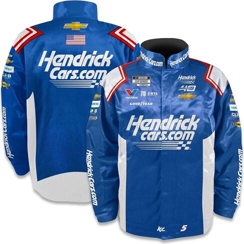 Checkered Flag Sports Kyle Larson HendrickCars.com Adult Nylon Uniform Jacket in Saudi Arabia