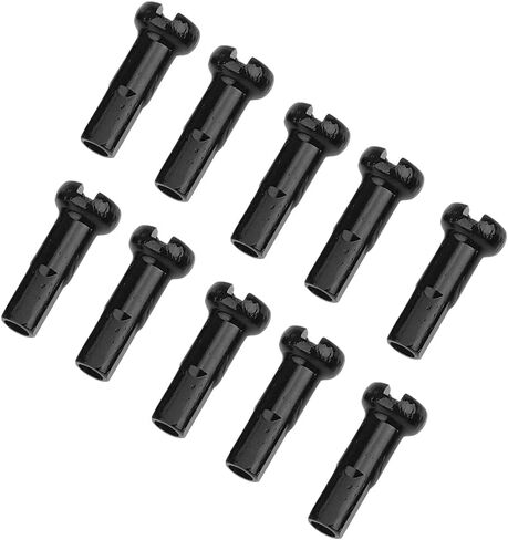 Luqeeg 10Pcs 7075 Aluminium Alloy Bike Spoke Cap, Bicycle Spoke Nipple Protector, 2 Colors Protector, Ideal for Mountain Bike Cycling & Riding Accessories in Saudi Arabia