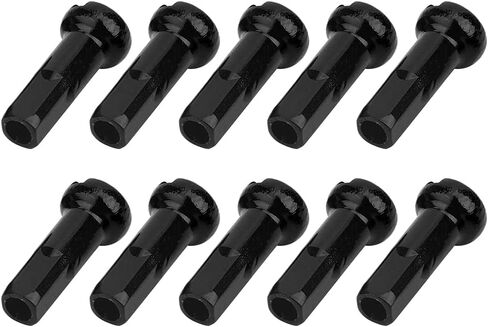 Luqeeg 10Pcs 7075 Aluminium Alloy Bike Spoke Cap, Bicycle Spoke Nipple Protector, 2 Colors Protector, Ideal for Mountain Bike Cycling & Riding Accessories in Saudi Arabia