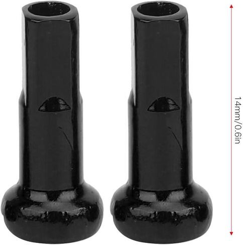 Luqeeg 10Pcs 7075 Aluminium Alloy Bike Spoke Cap, Bicycle Spoke Nipple Protector, 2 Colors Protector, Ideal for Mountain Bike Cycling & Riding Accessories in Saudi Arabia