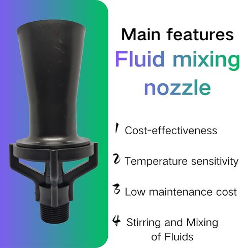 Mixture Eductor Nozzle Pipe Thread Inlet Connection BSPT3/4" （2Pcs） in Kuwait