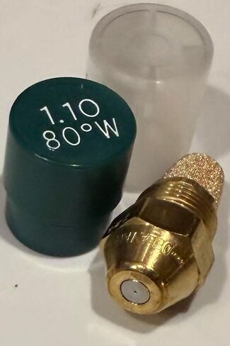 Oil Burner Nozzle, 1.10 80 W, Semi Solid Spray Green Cap All purpose semisolid Oil Nozzle 1.10 80 W in Saudi Arabia