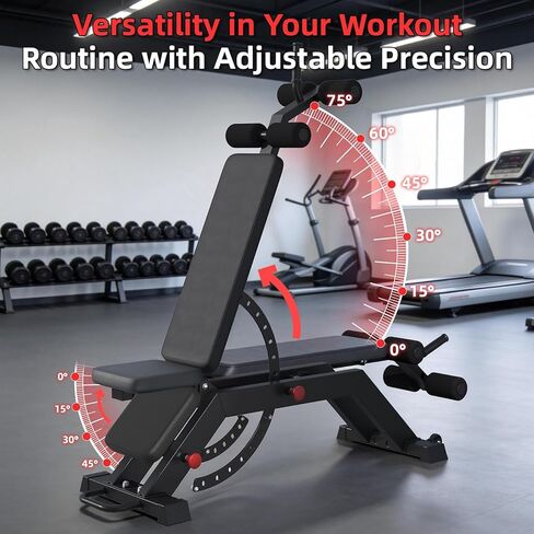 مقعد 600 رطل على مقعد الوزن مع رف ، ومقعد تمرين قابل للتعديل 4 في 1 مع تمديد الساق للرسائل المطبوعة ، والتجعيد و AB ، أفضل للأولاد في سن المراهقة ، والنساء ، والمبتدئين والأفراد الصغار in Kuwait