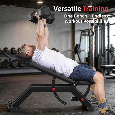 مقعد 600 رطل على مقعد الوزن مع رف ، ومقعد تمرين قابل للتعديل 4 في 1 مع تمديد الساق للرسائل المطبوعة ، والتجعيد و AB ، أفضل للأولاد في سن المراهقة ، والنساء ، والمبتدئين والأفراد الصغار in Kuwait