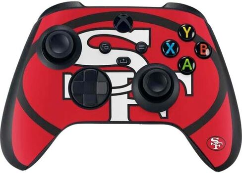 Skinit Decal Gaming Skin Compatible with Xbox Series X Controller - Officially Licensed NFL San Francisco 49ers Design in Saudi Arabia