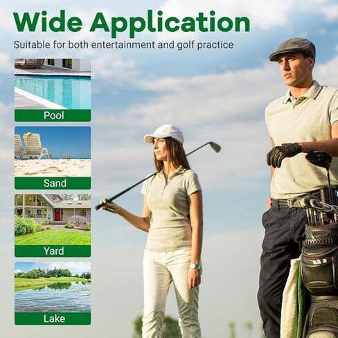 ULTIMATE Floating Golf Green for Pool, Floating Chipping Green Mat w/Hitting Mat, Golf Balls, Flag and Tee for Golf Practice, Golf Putting Mat for Golf Game (Rectangular, 47" x 35.5") in Kuwait