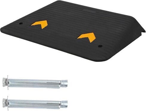 Threshold Ramps Doorway, 3.5" Rise Wheelchair ramp with Non-silp Surface, 33000 LBS Capacity ramps for wheelchairs Home doorways in Saudi Arabia