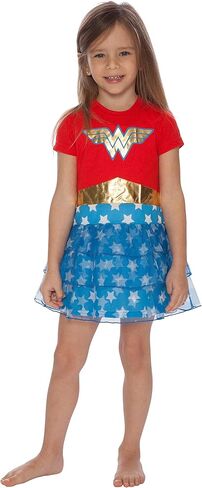 Wonder Woman Girls Costume Logo' Pajama Nightgown in Kuwait