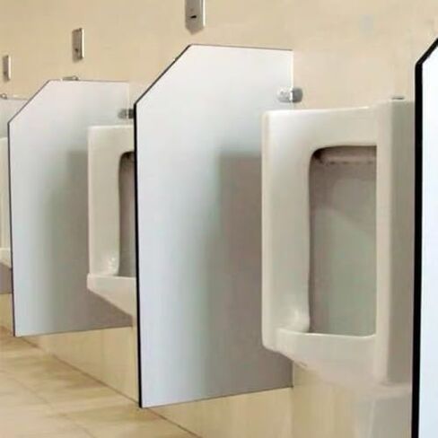 Men's Urinal- Wall Mounted Toilet Partition Baffle for Public Restrooms Hotel Bathrooms - Size B120x45cm (Single & Double Options) in Saudi Arabia