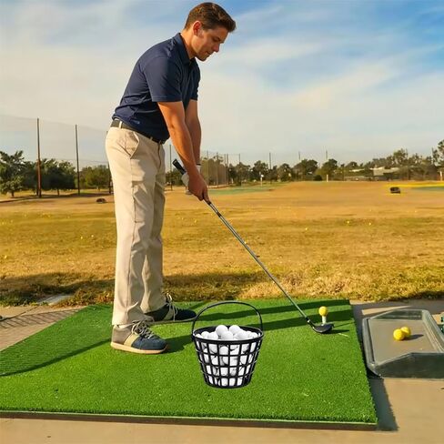 Black Golf Ball Basket,Golf Balls Container Case,Ball Bucket with Handle,Balls Holder,Holds 25 Balls (Balls not Included) in Saudi Arabia