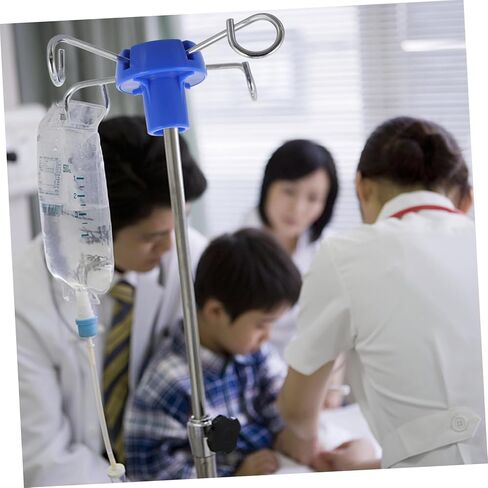 Steel Infusion Rack Hook Vertical Infusion Stand Hook for Clinics Lightweight and Easy to Install Premium Quality Design for Long Term Use in Saudi Arabia