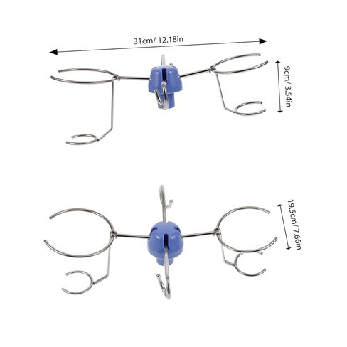 Luxshiny Stainless Steel Accessory Kit Infusion Stand Hook Replacement Parts Medical Hanger in Saudi Arabia