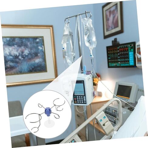 Luxshiny Stainless Steel Accessory Kit Infusion Stand Hook Replacement Parts Medical Hanger in Saudi Arabia
