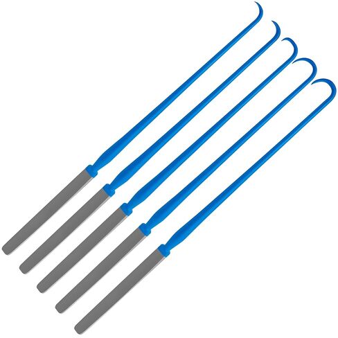 Surgical Online 5-Piece Emmet Uterine Hooks Set – 9 Inch, Blue-Coated Stainless Steel, Medical-Grade Surgical Instruments in Saudi Arabia