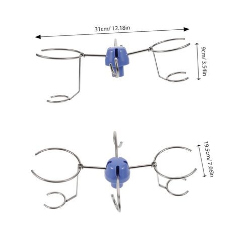 Stainless Steel Hanger Infusion Rack Hook for Medical Use Replacement Accessory for IV Stand Sturdy Drip Bag Support Compatible Standard Infusion Racks in Saudi Arabia