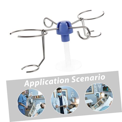 Stainless Steel Hanger Infusion Rack Hook for Medical Use Replacement Accessory for IV Stand Sturdy Drip Bag Support Compatible Standard Infusion Racks in Saudi Arabia