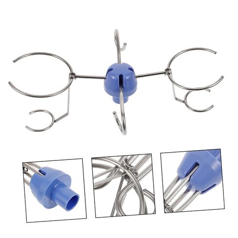 Stainless Steel Hanger Infusion Rack Hook for Medical Use Replacement Accessory for IV Stand Sturdy Drip Bag Support Compatible Standard Infusion Racks in Saudi Arabia
