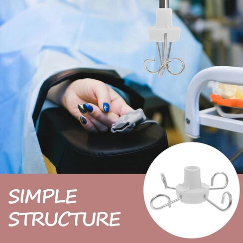 Drip Bag Hook for Clinic Metal Hook Saline Stand Vertical Drip Rack Insertion Rod Hanger in Saudi Arabia