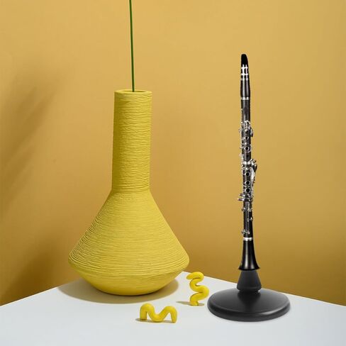 Flute and Clarinet Dual-use Instrument Stand Stable Black Metal Holder Portable Display Rack for Woodwind Accessories in Kuwait