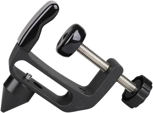 TIDTALEO الكلارينيت سطح المكتب دعامة حامل مشبك معدني أسود الكلارينيت تثبيت حامل لإصلاح أداة الموسيقى وملحقات التخزين in Kuwait