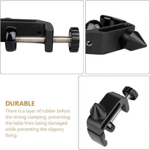 TIDTALEO الكلارينيت سطح المكتب دعامة حامل مشبك معدني أسود الكلارينيت تثبيت حامل لإصلاح أداة الموسيقى وملحقات التخزين in Kuwait