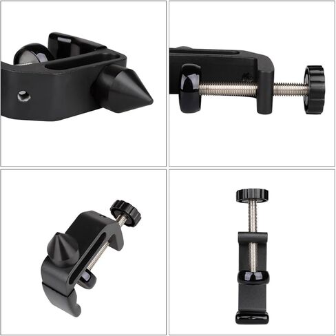 TIDTALEO الكلارينيت سطح المكتب دعامة حامل مشبك معدني أسود الكلارينيت تثبيت حامل لإصلاح أداة الموسيقى وملحقات التخزين in Kuwait