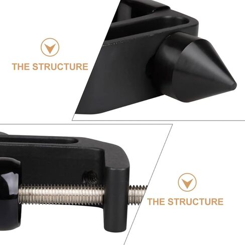 TIDTALEO الكلارينيت سطح المكتب دعامة حامل مشبك معدني أسود الكلارينيت تثبيت حامل لإصلاح أداة الموسيقى وملحقات التخزين in Kuwait