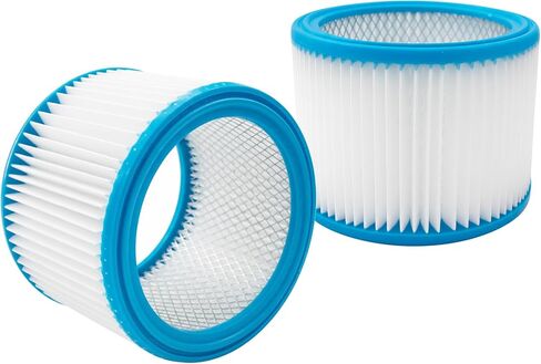 فلتر خرطوشة بديل HEPA مكون من قطعتين مع شبكة معدنية معززة، متوافق مع مكنسة Nilfisk ALTO Attix 30 و50 الرطبة والجافة in Kuwait