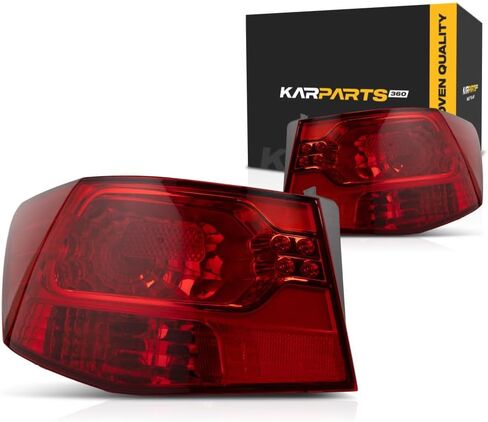 CarLights360: For Kia Forte Tail Light Assembly 2010 2011 2012 2013 Driver Side | w/Bulbs | DOT Certified | KI2804101 | 92401 1M010 in Saudi Arabia