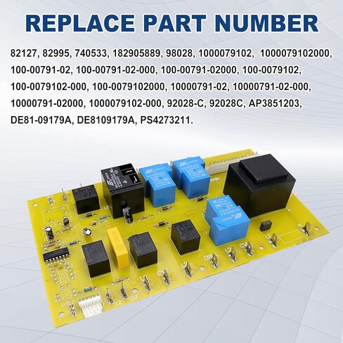 92028 Relay Board - PCB Relay Board Compatible with Dacor Range Oven, Replaces 98028, 82127, 82995, 740533, 182905889 in Saudi Arabia
