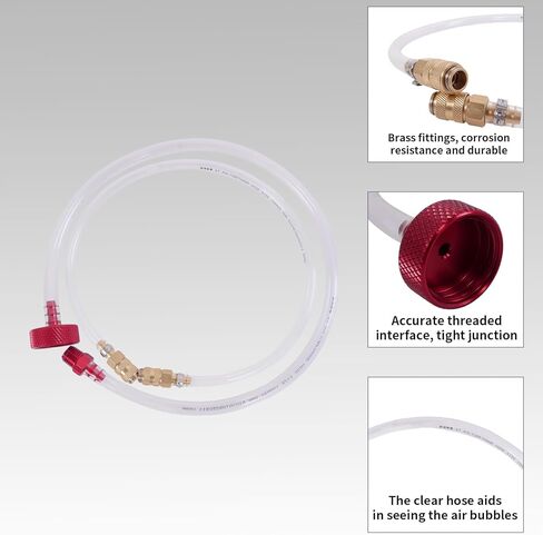 مجموعة نزيف التوجيه الهيدروليكي، تصميم سريع التوصيل، أداة نزيف بحرية لأنظمة توجيه القوارب Seastar، أداة بحرية احترافية مع تركيبات نحاسية، حلقات دائرية ومنع التسربات in Kuwait