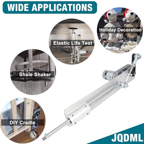 Reciprocating Cycle Linear Actuator DC 24V 160rpm Stroke 1.18"-6" with Suction Cup and Speed Controller,Adjustable Telescopic Motor DIY Motor (24V150MM160RPM) in Kuwait
