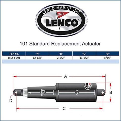AMRL-15054-001 * Lenco 101 Standard Replacement ActuatorQ in Saudi Arabia
