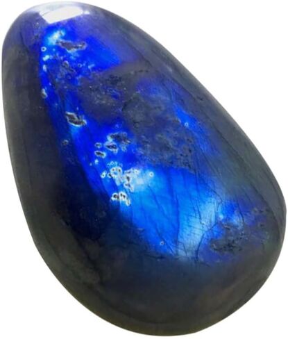 Genuine Moonstone Crystals Natural Decor Stones Blue Moonstone Play Thumb Worry Stone Fidget Toys for Adults in Kuwait