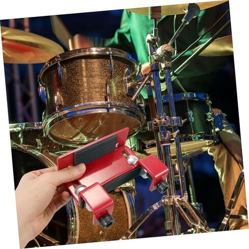 Milisten Bass Drum Lift Platform Metal Drum Accessory for Height Reliable Bass Drum Lifter for Drummers Seeking Optimal Play Position in Saudi Arabia
