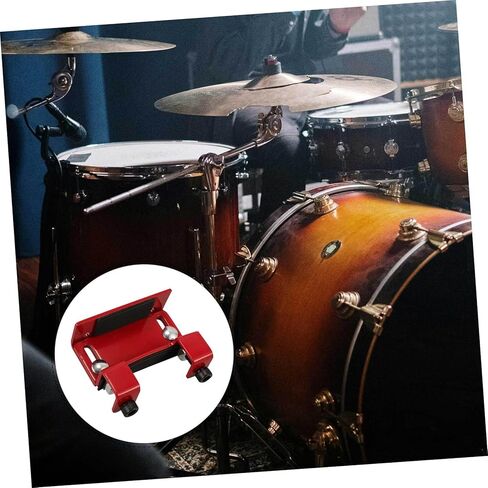 Milisten Bass Drum Lift Platform Metal Drum Accessory for Height Reliable Bass Drum Lifter for Drummers Seeking Optimal Play Position in Saudi Arabia