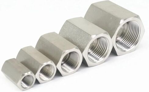 1/8 "1/4" 3/8 "1/2" 3/4 "1" BSPP M8 M10 M14 M16 M18 M20 أنثى 304 الفولاذ المقاوم للصدأ عرافة الجوز قضيب الأنابيب محولات أقصى ضغط 8000 رطل لكل بوصة مربعة (3/4 ") in Saudi Arabia
