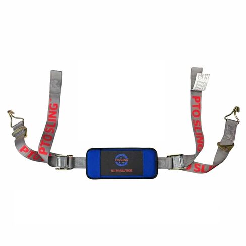 PTO Sling – 2" Polyester Webbing Strap with Hooks, Adjustable Length, Hoist & Support Implement Driveline for Quick, Safe Tractor PTO Shaft Connections – 250 lb Capacity in Saudi Arabia