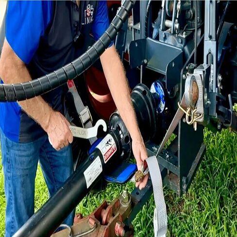 PTO Sling – 2" Polyester Webbing Strap with Hooks, Adjustable Length, Hoist & Support Implement Driveline for Quick, Safe Tractor PTO Shaft Connections – 250 lb Capacity in Saudi Arabia
