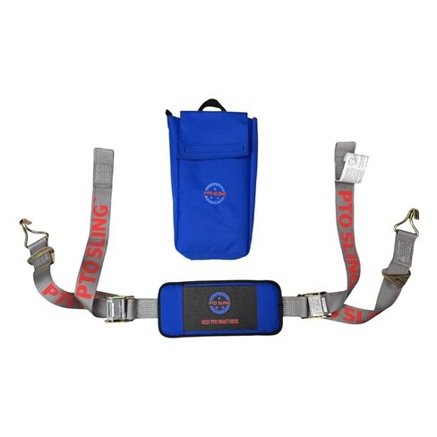 PTO Sling – 2" Polyester Webbing Strap with Hooks, Adjustable Length, Hoist & Support Implement Driveline for Quick, Safe Tractor PTO Shaft Connections – 250 lb Capacity in Saudi Arabia