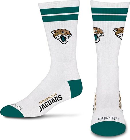 من أجل الأقدام العارية NFL White Stripes Crew Sock YOUTH in Saudi Arabia