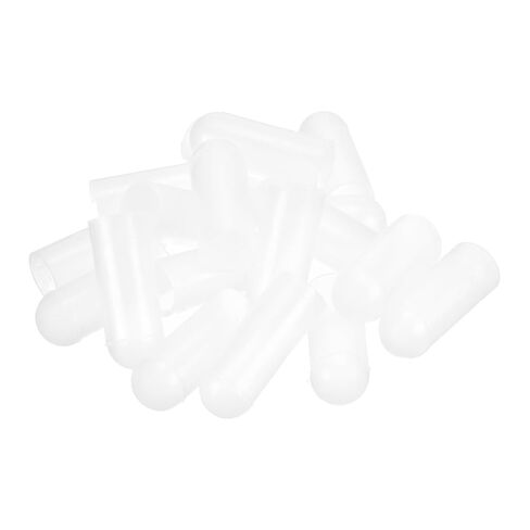 uxcell 28Pcs Silicone End Caps, 1.6mm(1/16") ID 8mm(5/16") Height Round Rubber Elastic Screw Thread Protectors Soft Flexible Screw Bolt Covers Caps for Metal Tube Rod Bolt, Clear in Saudi Arabia