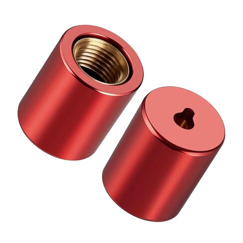 HVAC Locking Caps 2-Pack, 1/4 Inch Tamper-Resistant Valve Port Covers for R22 AC Systems, Secure Refrigerant Service Caps for Air Conditioner Maintenance in Kuwait
