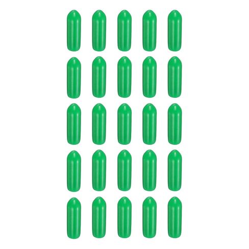 HARFINGTON 100pcs Round Rubber End Caps 2mm ID Bolt Covers Caps Vinyl Rubber Flexible Screw Thread Protectors for Metal Tube Rod Bolts, White in Kuwait