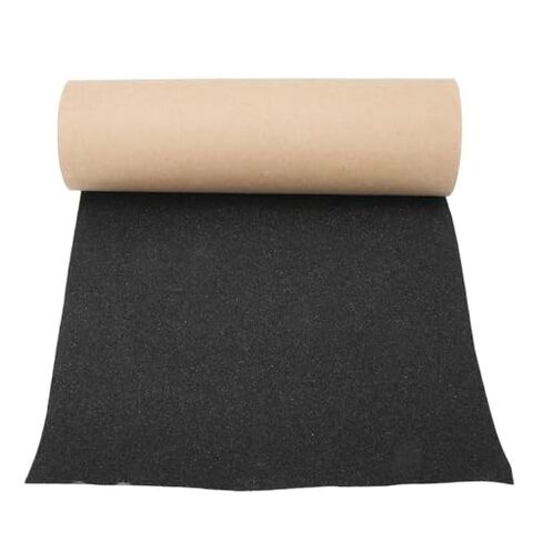 31.89" x 8.27"Scooter Grip Tape, Black Skateboard Grip Tape Water Proof Anti-Slip Longboard Griptape Sandpaper for Skateboards and Scooters Parts​(Black) in Saudi Arabia