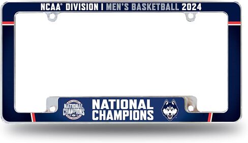 Rico Industries NFL Football Philadelphia Eagles 2025 Super Bowl LIX Champions 12" x 6" Chrome All Over Automotive License Plate Frame for Car/Truck/SUV in Saudi Arabia