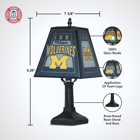 The Memory Company | Licensed NCAA Team Color Table Lamp in Kuwait
