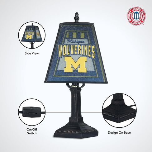 The Memory Company | Licensed NCAA Team Color Table Lamp in Kuwait